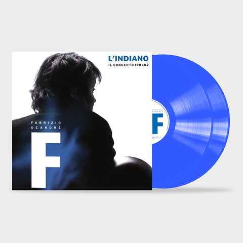 FABRIZIO DE ANDRE' - L'INDIANO + IL CONCERTO 1981-1982 (2LP - BLU - 2023)