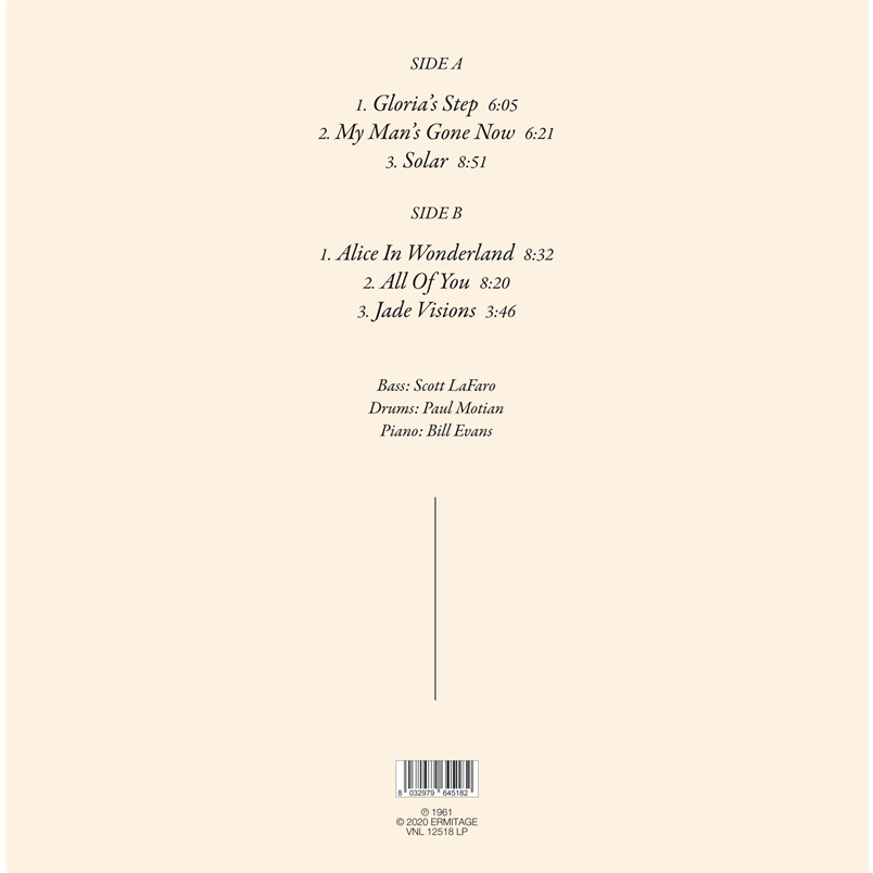 BILL EVANS - SUNDAY AT THE VILLAGE VANGUARD (LP - 1961)