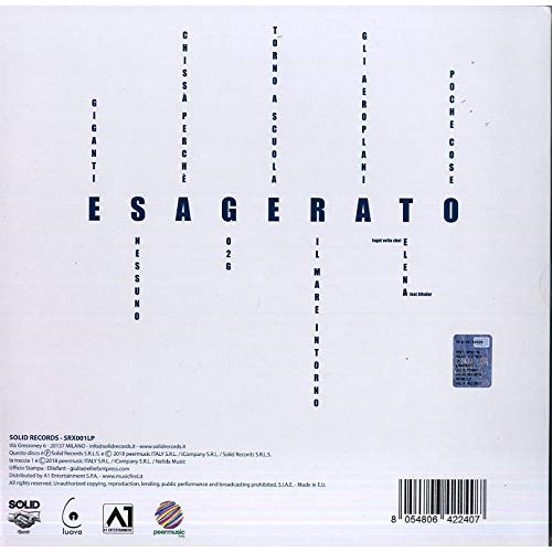 LELIO MORRA - ESAGERATO (LP - 2019)