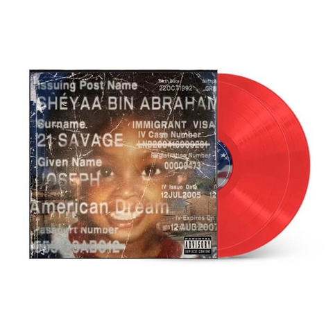 21 SAVAGE - AMERICAN DREAM (2LP - ROSSO - 2024)