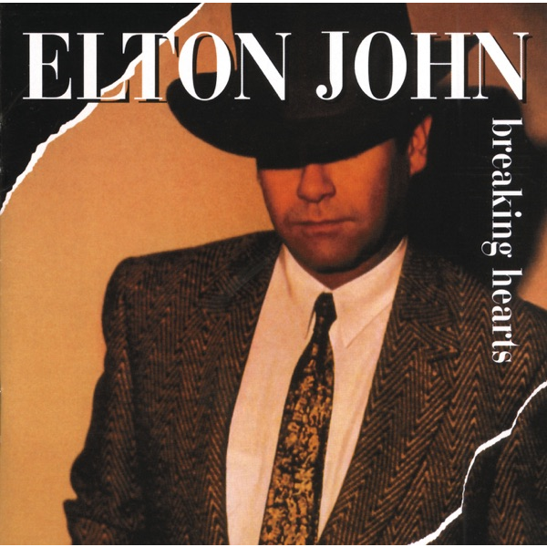 ELTON JOHN - BREAKING HEARTS (LP - REM22 - 1984)