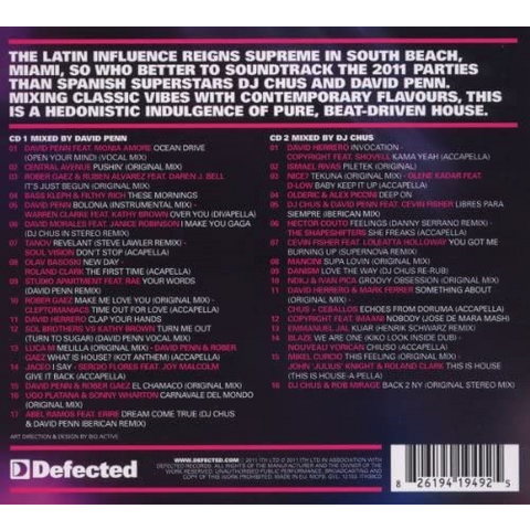 DEFECTED IN THE HOUSE MIAMI 11-V/A - IN THE HOUSE: MIAMI 11 (2011 - 2CD | MIXED)