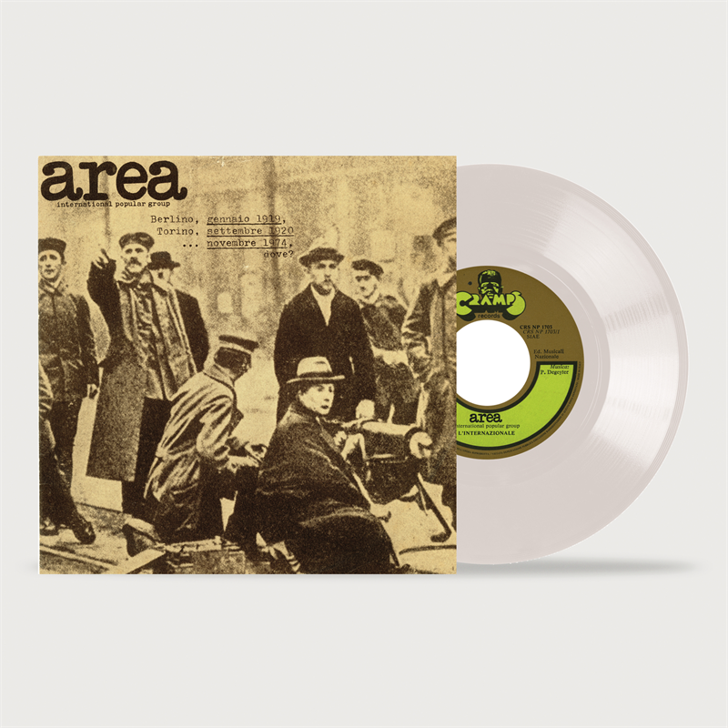 AREA - L’INTERNAZIONALE (7’’ - TRASPARENTE | REM22 - 1975)