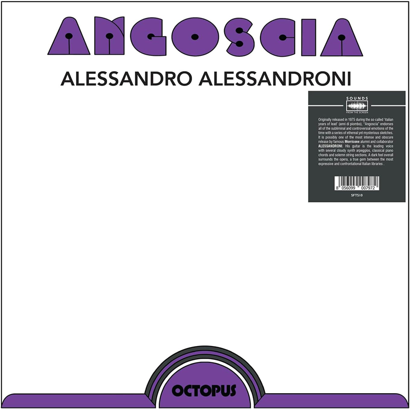 ALESSANDRO ALESSANDRONI - SOUNDTRACK - ANGOSCIA (LP - REM'25 - 1975)