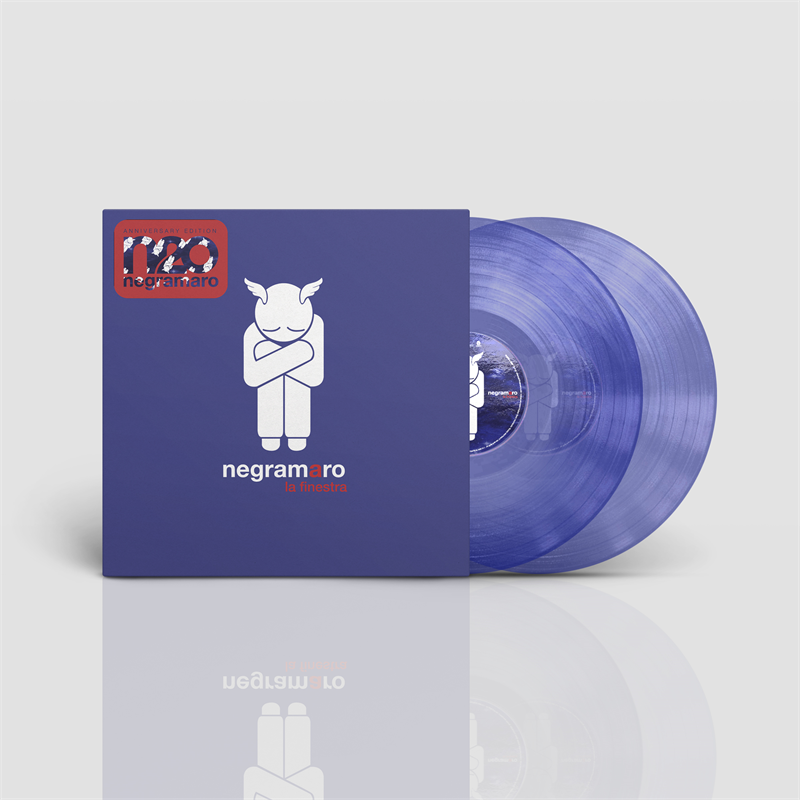 NEGRAMARO - LA FINESTRA (2LP - N20 VERSION | BLU TRASPARENTE | REM23 - 2007)