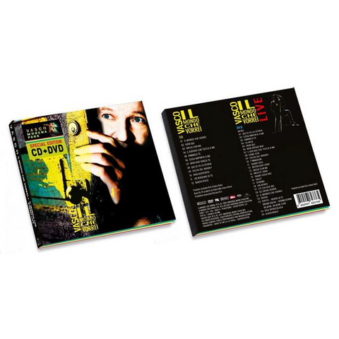 VASCO ROSSI - IL MONDO CHE VORREI (2008 - CD+DVD | SPECIAL | REM’17)