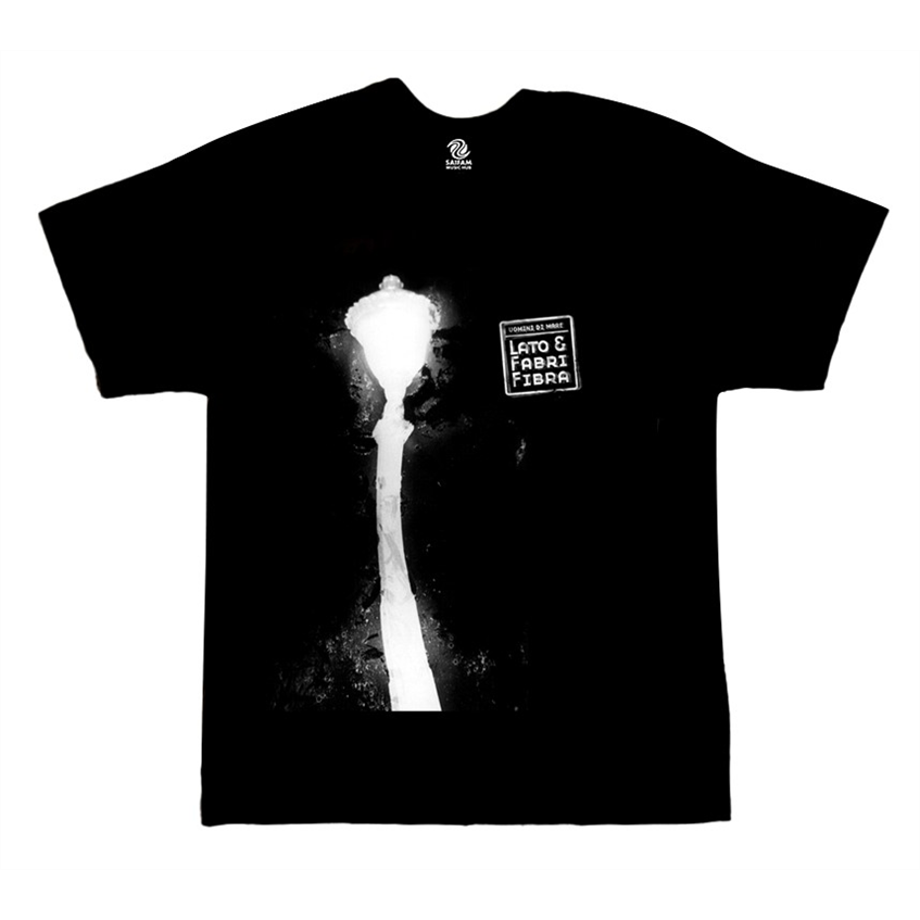 LATO & FABRI FIBRA - UOMINI DI MARE - NERO - (M) - TSHIRT