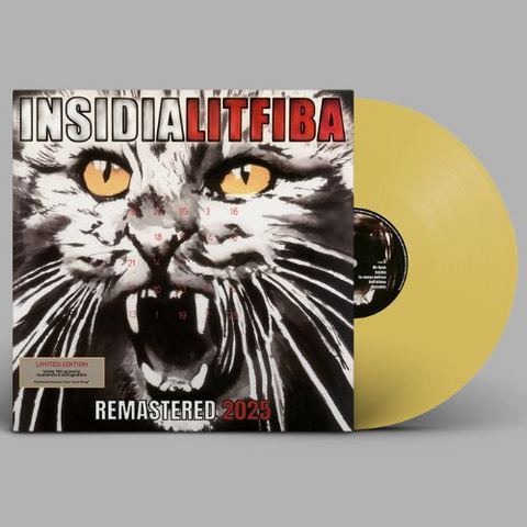 LITFIBA - INSIDIA (LP - GIALLO | AUTOGRAFATO - NUMERATO | REM'25 - 2001)