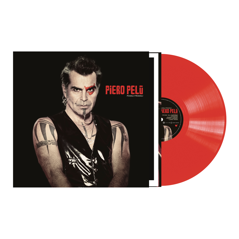 PIERO PELU' - PUGILI FRAGILI (LP - ROSSO | AUTOGRAFATO | REM24 - 2020)