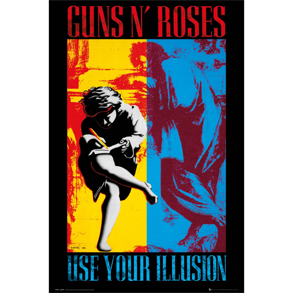 GUNS N' ROSES - ILLUSION - 599 - POSTER 61X91,5