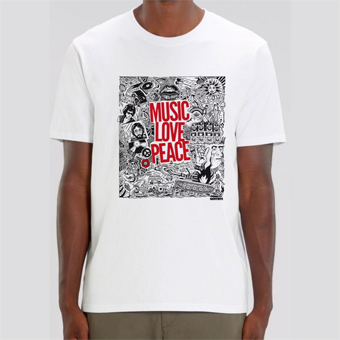 SEMM - MASSIMO PASCA - MUSIC LOVE PEACE - bianco