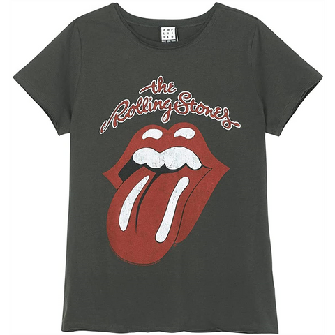 ROLLING STONES - LOGO - GRIGIO - (L) - T-SHIRT - AMPLIFIED