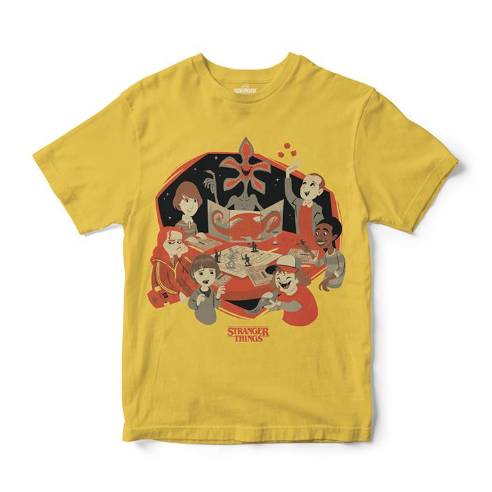 STRANGER THINGS - D&D PARTY DAISY - GIALLA - (M) - T-SHIRT
