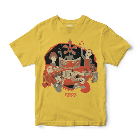STRANGER THINGS - D&D PARTY DAISY - GIALLA - (M) - T-SHIRT