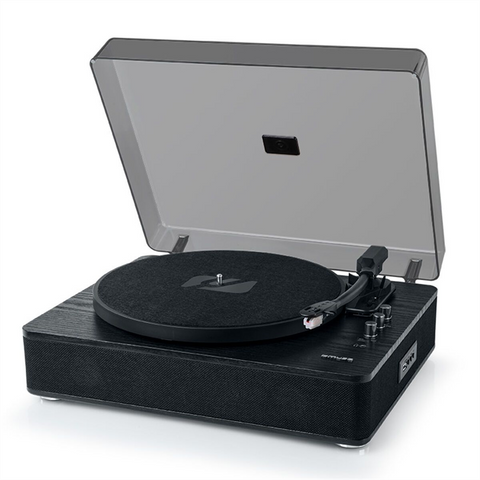 MUSE | 106WB - GIRADISCHI - MUSE - CASSE INTEGRATE | EFFETTO LEGNO | BLUETOOTH - USB