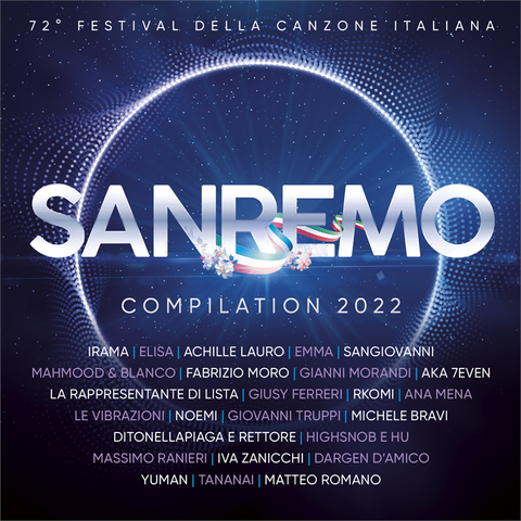 SANREMO - ARTISTI VARI - SANREMO 2022 (2LP - TRASPARENTE - 2022)