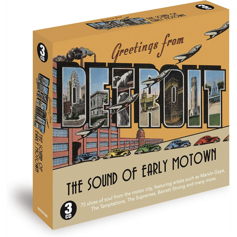 GREETINGS FROM DETROIT - ARTISTI VARI - GREETINGS FROM DETROIT: the sound of early motown (2014 - compilation | 3cd)