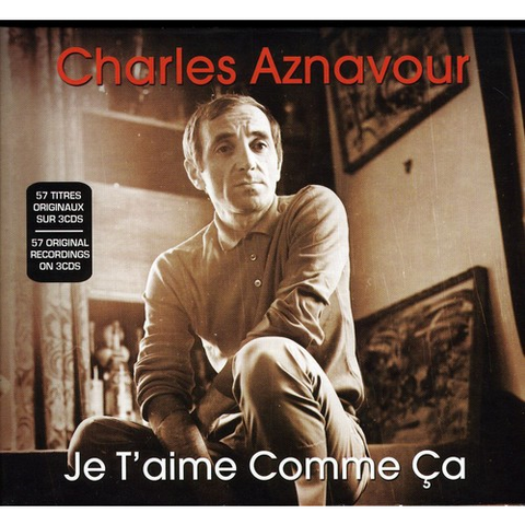 CHARLES AZNAVOUR - JE T'AIME COMME CA (3CD)