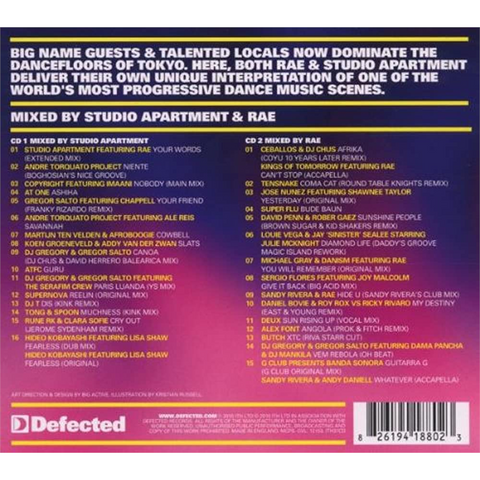 DEFECTED IN THE HOUSE TOKYO 11-V/A - IN THE HOUSE: TOKYO 11 (2010 - 2CD | MIXED)