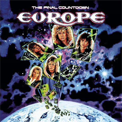 EUROPE - THE FINAL COUNTDOWN (LP - ex us blue splatter - 1986)