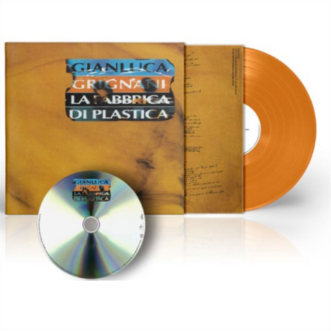 GIANLUCA GRIGNANI - LA FABBRICA DI PLASTICA (LP+CD - arancione | rem24 - 1996)