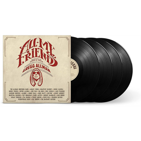 GREG ALLMAN – TRIBUTE - ALL MY FRIENDS: the songs & the voice of gregg (4LP – 2022)