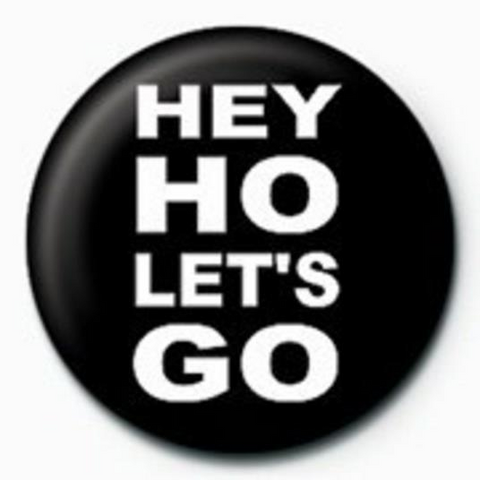 RAMONES - HEY HO - SPILLA / BADGE