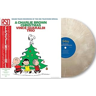 VINCE GUARALDI - SOUNDTRACK - A CHARLIE BROWN CHRISTMAS (LP - SNOW CLRD | REM22 - 1965)