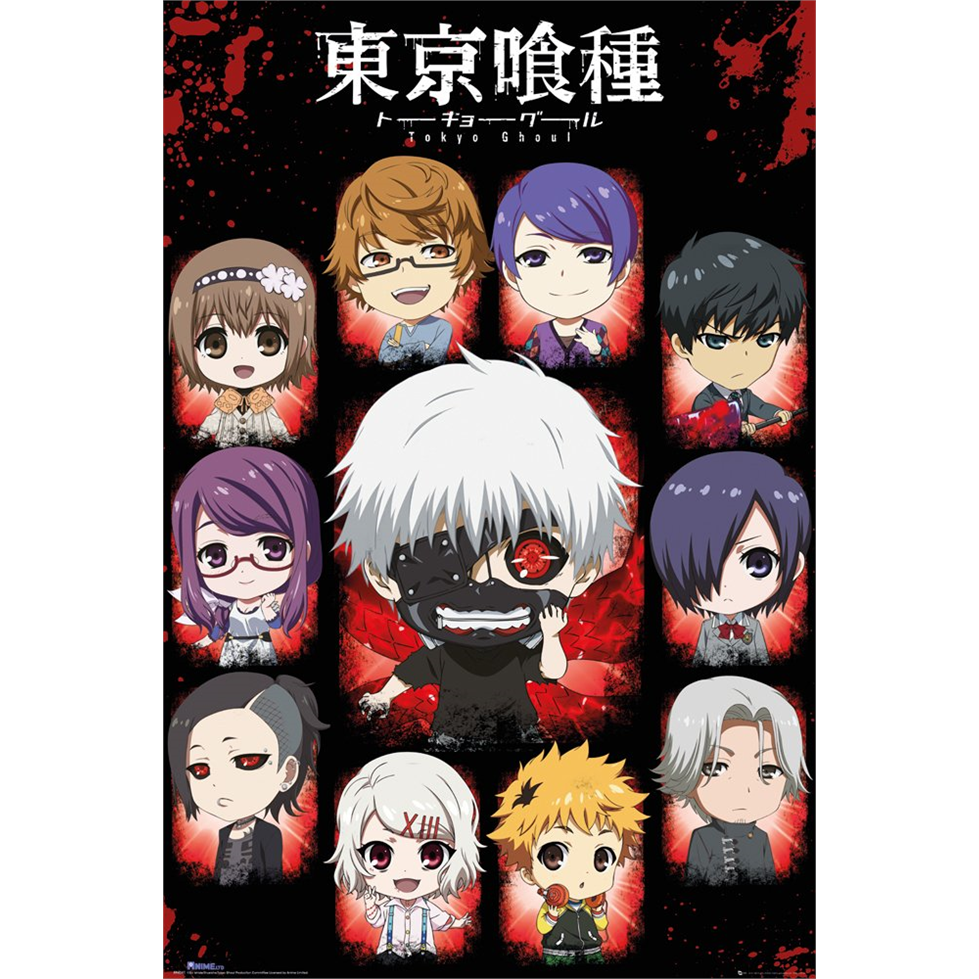 TOKYO GHOUL - CHIBI CHARACTERS - 728 - POSTER