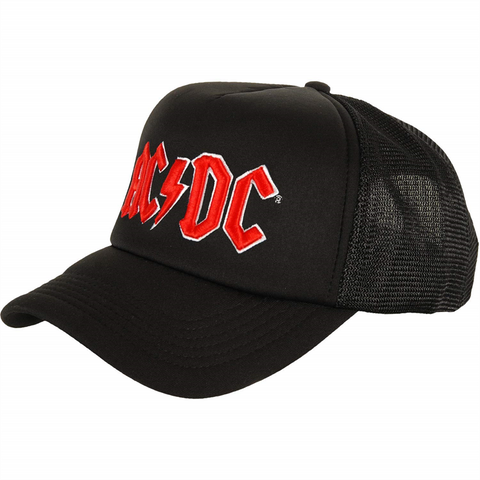 AC/DC - RED LOGO MESH BACK (cappellino)