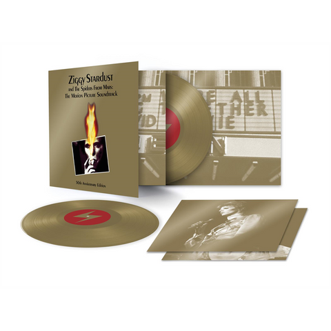 DAVID BOWIE - ZIGGY STARDUST & SPIDERS FROM MARS:  the motion picture soundtrack (2LP - 50th ann | gold | rem23 - 1973)