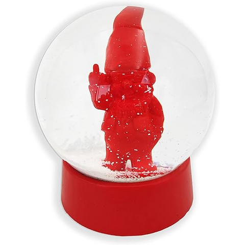 PALLA DI NEVE - GNOMO CATTIVO -  NAUGHTY GNOMO