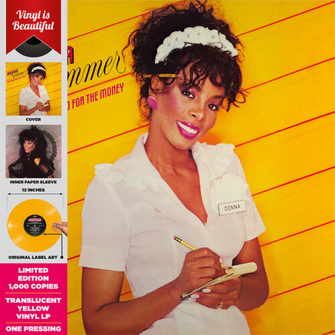 DONNA SUMMER - SHE WORKS HARD FOR THE MONEY (LP - giallo - 1983)