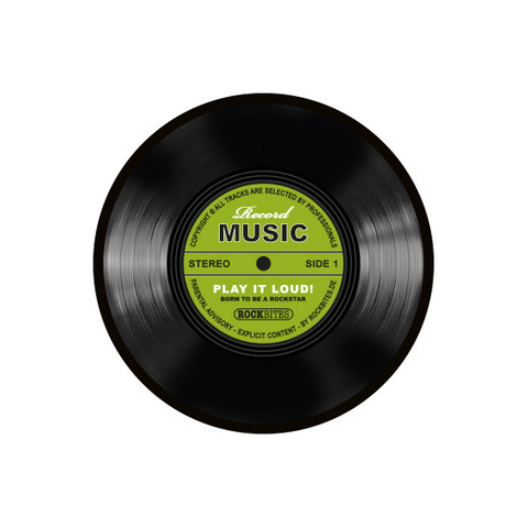 TAPPETINO MOUSE Â€“ MOUSEPAD - RECORD MUSIC (VINILE) – GREEN