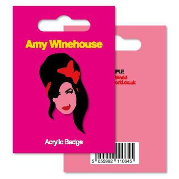 AMY WINEHOUSE - BADGE - AMY - acrylic badge | spilla