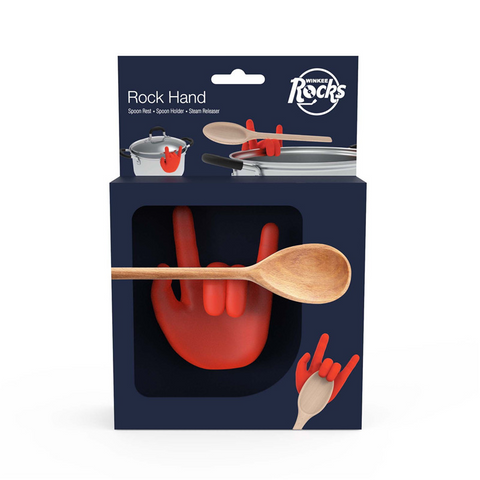 ROCK HAND - PORTA POSATE DA PENTOLA - Porta posate - alza coperchio pentola - ROCK HAND: spoon holder