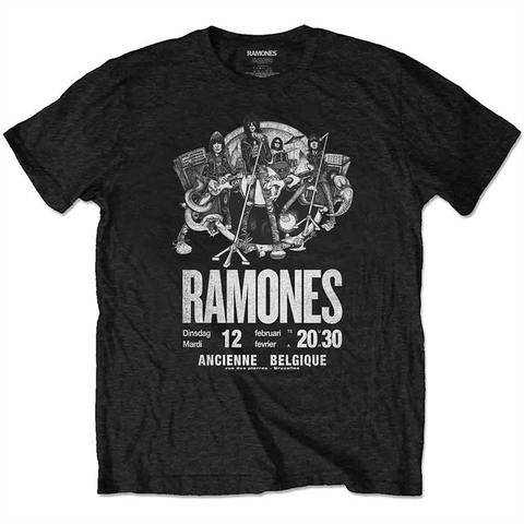 RAMONES - BELGIQUE - nero - (M) - tshirt