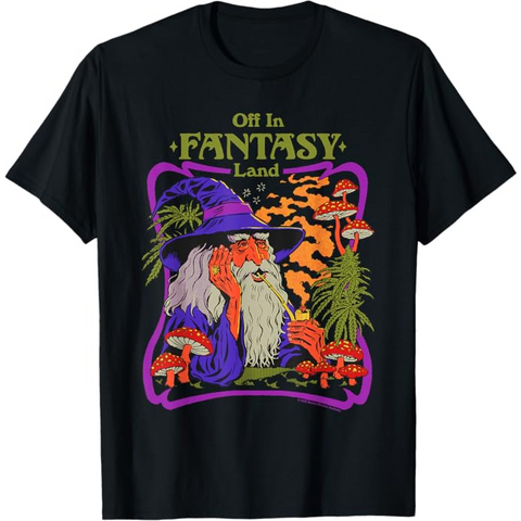 STEVEN RHODES - FANTASY LAND - NERO - (M) - TSHIRT
