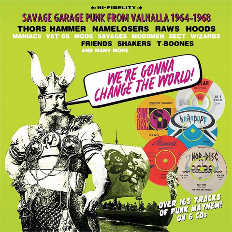 ARTISTI VARI | GARAGE PUNK ROCK - WE'RE GONNA CHANGE THE WORLD: SAVAGE GARAGE PUNK ROCK (6CD)