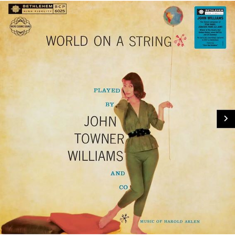 JOHN WILLIAMS - WORLD ON A STRING (LP - RSD BlackFriday23 - 1957)