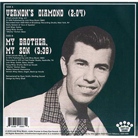 LINK WRAY - VERNON'S DIAMOND (7'' - RSD'19)