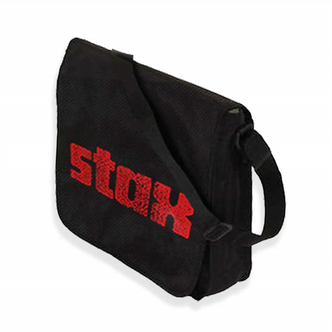 STAX - LOGO - borsa DJ - logo rosso ricamato
