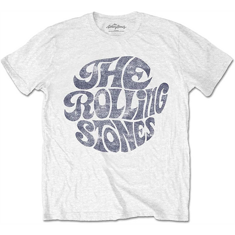 ROLLING STONES - 70s LOGO - bianco - L - t-shirt