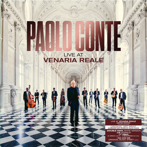 PAOLO CONTE - LIVE AT VENARIA REALE (4LP - ltd ed - 2021)
