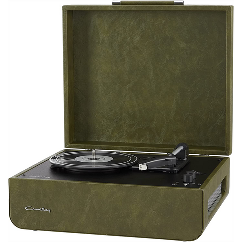 GIRADISCHI VALIGETTA CROSLEY MERCURY - COLORE VERDE | BLUETOOTH IN & OUT