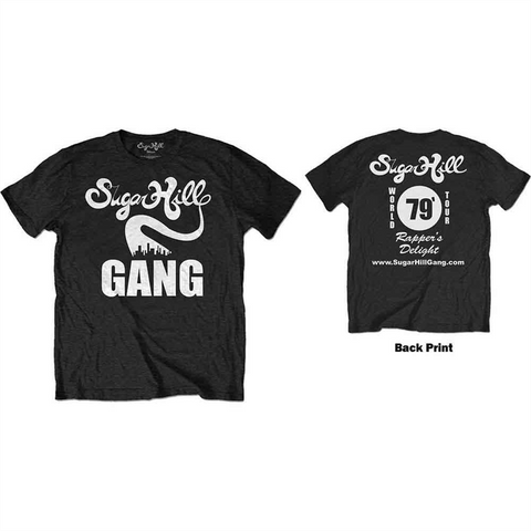 SUGAR HILL GANG - RAPPERS DELIGHT TOUR - nero - (L) - tshirt