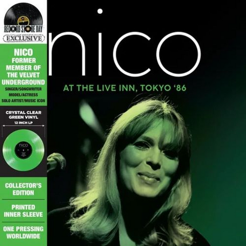 NICO - AT THE LIVE INN, TOKYO '86 (LP - VERDE - RSD'24)