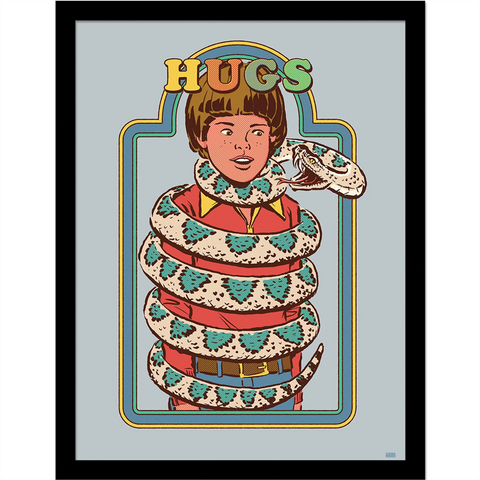STEVEN RHODES - HUGSSS - STAMPA IN CORNICE | 30X40 CM