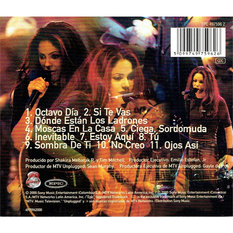 SHAKIRA - MTV UNPLUGGED (2000)
