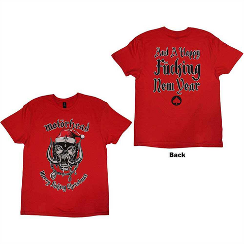 MOTORHEAD - CHRISTMAS 2017 - ROSSO - (XL) - TSHIRT